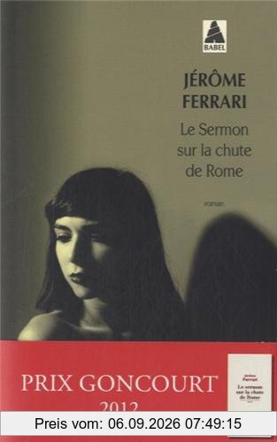 Le sermon sur la chute de Rome