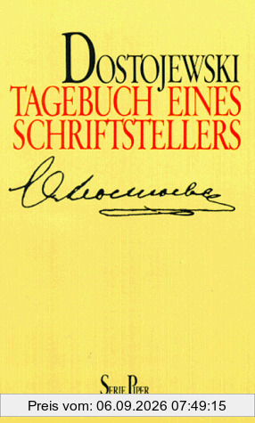 Tagebuch eines Schriftstellers. Notierte Gedanken