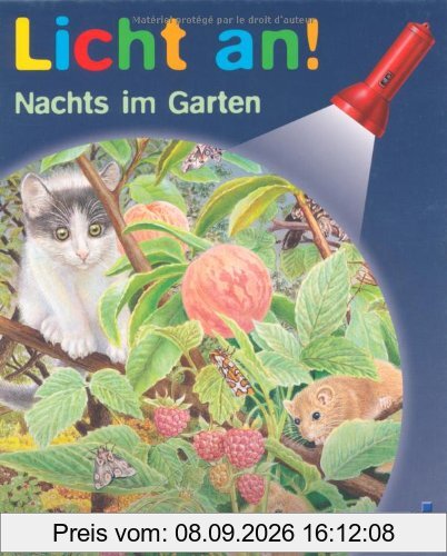 Meyers kleine Kinderbibliothek - Licht an!: Nachts im Garten: Band 24