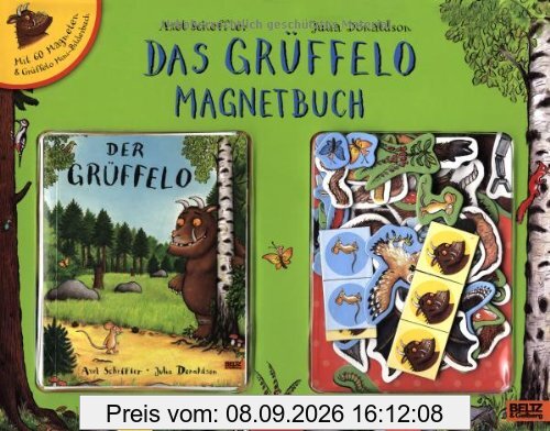 Das Grüffelo Magnetbuch: Mit 60 Magneten und Mini-Bilderbuch im Spielbuchkoffer: Vierfabiger Spielbuch-Koffer