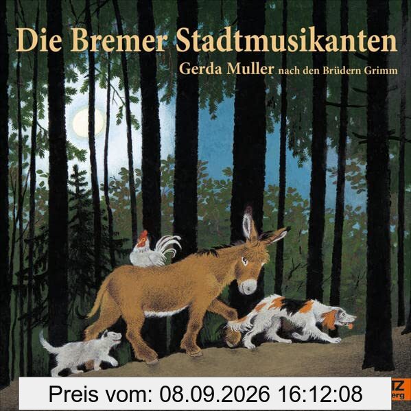 Die Bremer Stadtmusikanten: Vierfarbiges Bilderbuch (MINIMAX)