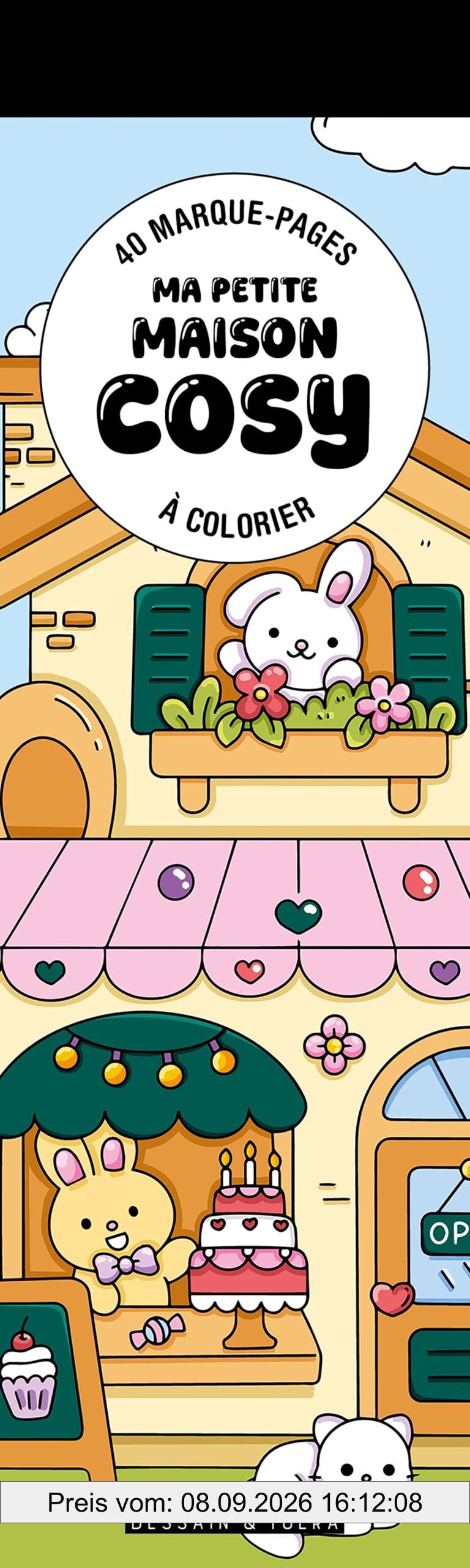 Ma petite maison cosy : 40 marque-pages à colorier