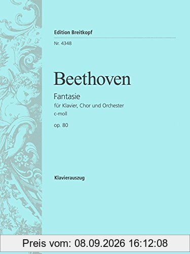 Chorfantasie c-moll op. 80 - Breitkopf Urtext - Klavierauszug (EB 4348)