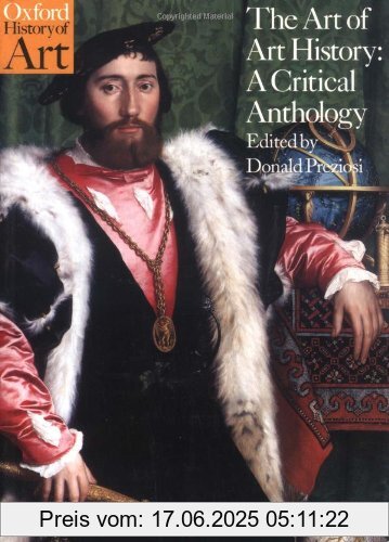Binding : Taschenbuch, Label : Oxford University Press, Publisher : Oxford University Press, NumberOfItems : 1, medium : Taschenbuch, numberOfPages : 595, publicationDate : 1998-04-30, authors : Donald Preziosi, ISBN : 0192842420
