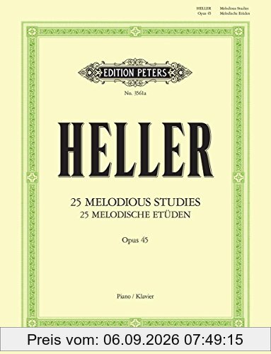 Etudes mélodiques Op.45 - Piano