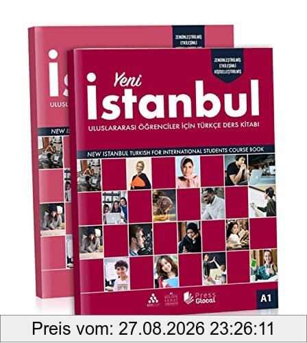 Istanbul A1 Turkce Seti Yeni, Türkisch Sprachbuch für Anfänger, Lehrbuch Übungsbuch