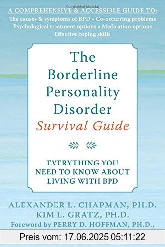 Binding : Taschenbuch, Label : New Harbinger Pubn, Publisher : New Harbinger Pubn, NumberOfItems : 1, PackageQuantity : 1, medium : Taschenbuch, numberOfPages : 238, publicationDate : 2008-02-01, authors : Chapman, Alexander L., Gratz, Kim L., languages : english, ISBN : 1572245077