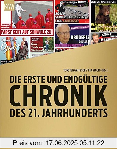 Binding : Taschenbuch, Label : KiWi-Taschenbuch, Publisher : KiWi-Taschenbuch, medium : Taschenbuch, numberOfPages : 256, publicationDate : 2017-11-09, releaseDate : 2017-11-09, publishers : Torsten Gaitzsch, Tim Wolff, languages : german, ISBN : 3462050559