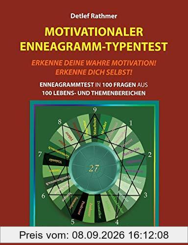 Motivationaler Enneagramm-Typentest: Enneagrammtest in 100 Fragen aus 100 Lebens- und Themenbereichen