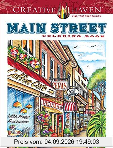Creative Haven Main Street Coloring Book (Creative Haven Coloring Books)