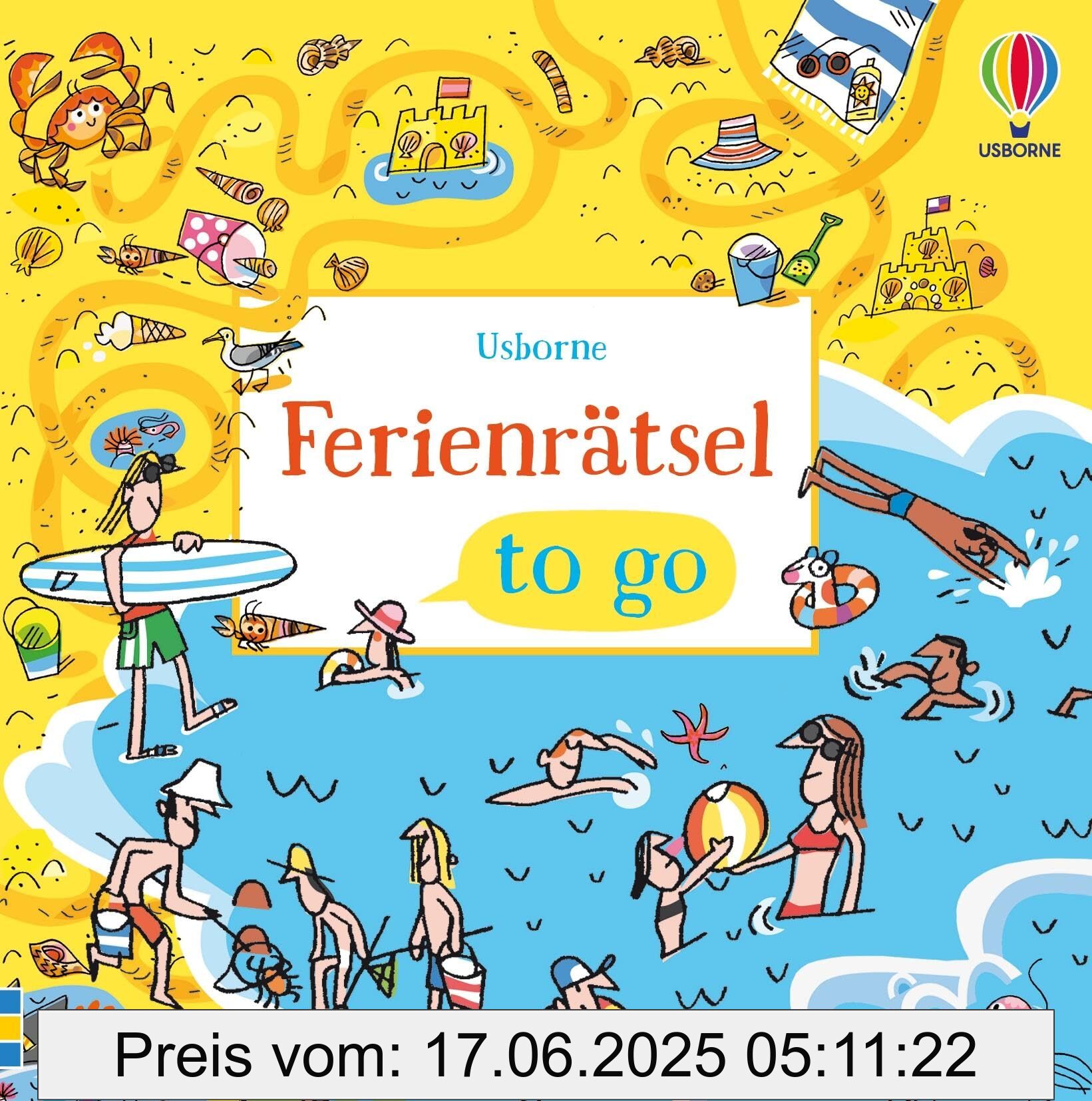 Binding : pocket_book, Edition : 1., Label : Ferienrätsel to go : Rätselbuch mit Lösungen zum Thema Urlaub und Reisen – für Kinder ab 7 Jahren (To-go-Reihe), medium : pocket_book, numberOfPages : 128, publicationDate : 2025-05-15, releaseDate : 2025-05-15, languages : german, ISBN : 1035703769