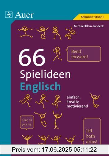 Binding : Broschiert, Edition : 2, Label : Auer Verlag in der Aap Lehrerfachverlage Gmbh, Publisher : Auer Verlag in der Aap Lehrerfachverlage Gmbh, medium : Broschiert, numberOfPages : 48, publicationDate : 2013-05-07, authors : Michael Klein-Landeck, languages : german, ISBN : 3403069540