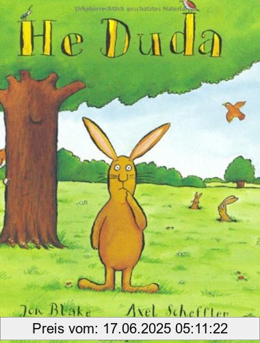 Brand : Julius Beltz GmbH & Co.KG, Binding : Pappbilderbuch, Edition : 5, Label : Beltz & Gelberg, Publisher : Beltz & Gelberg, medium : Sonstige Einbände, numberOfPages : 26, publicationDate : 2012-05-14, authors : Jon Blake, translators : Salah Naoura, languages : german, english, ISBN : 3407793804