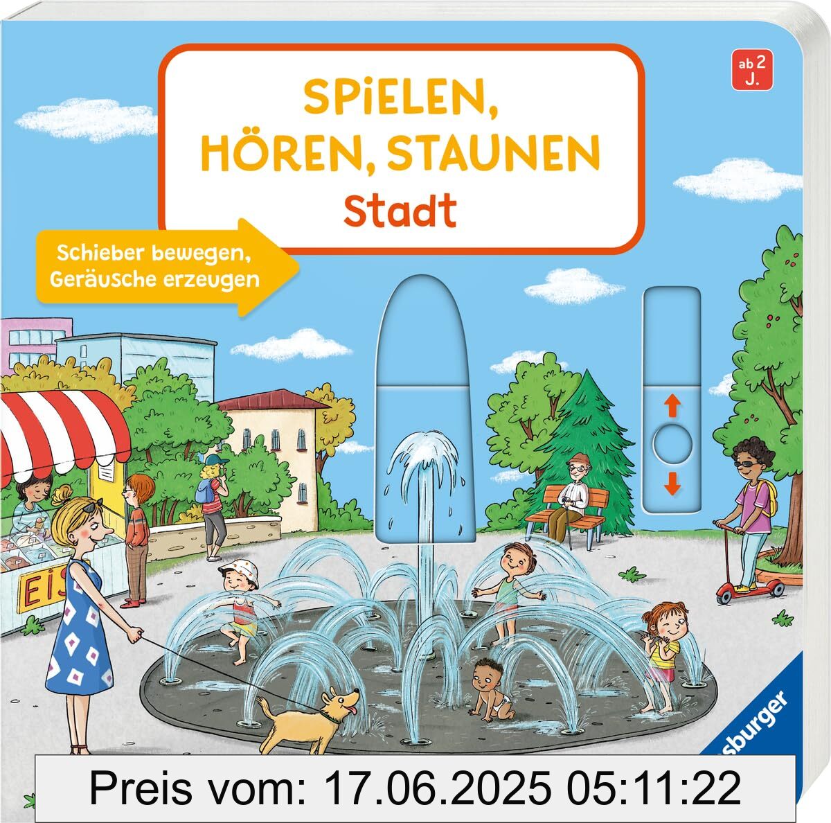 Brand : Ravensburger, Binding : board_book, Edition : 1, Label : Spielen, Hören, Staunen : Stadt. Ein Soundbuch ganz ohne Batterie und Elektronik, medium : board_book, numberOfPages : 10, publicationDate : 2024-07-01, languages : german, ISBN : 3473420026