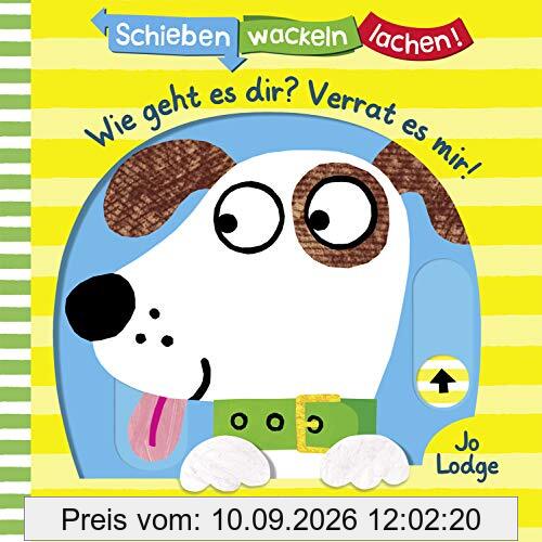 Schieben, Wackeln, Lachen! - Wie geht es dir? Verrat es mir!: Pappbilderbuch ab 2 Jahre