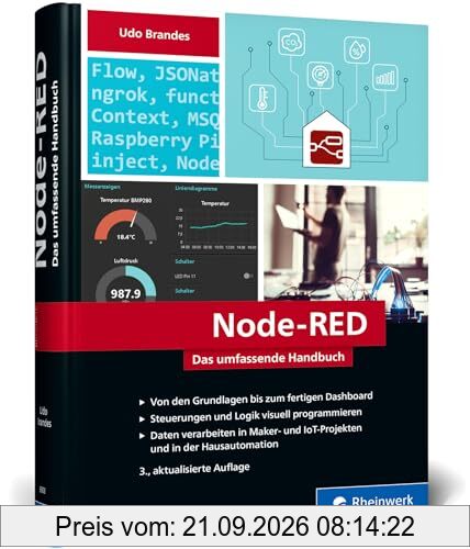 Node-RED: Das umfassende Handbuch in 3. Auflage – Visuelles Programmieren leicht gemacht