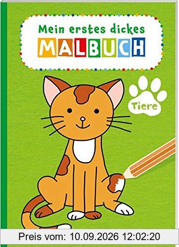 Mein erstes dickes Malbuch. Tiere: Erster Malspaß ab 3 Jahren (Mal- und Rätselbücher)