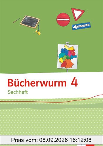 Bücherwurm Sachheft / Arbeitsheft 4. Schuljahr für Thüringen: Ausgabe für Brandenburg, Sachsen-Anhalt und Thüringen