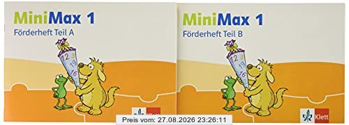 MiniMax 1: Förderheft (Teil A und Teil B) Klasse 1 (MiniMax. Ausgabe ab 2019)