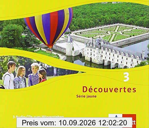 Découvertes / Dreifach-Audio-CD für Schüler und Lehrer: Série jaune (ab Klasse 6)