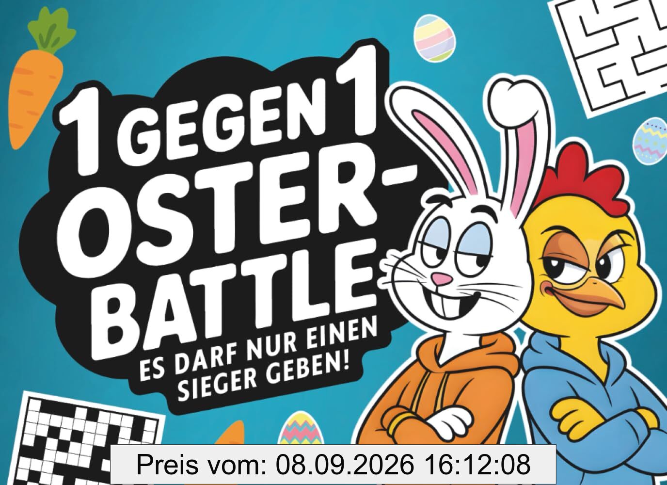 1 gegen 1 Oster Battle: 25 spannende Rätsel-Duelle & Challenges für Zwei! Perfektes Geschenk zu Ostern