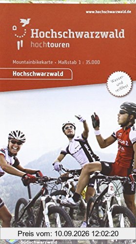 Hochtouren MTB-Karte Hochschwarzwald: Maßstab 1:35000, wasser-und reissfest mit 13 Tourenkärtchen: Wasser und reißfest. Mit 13 Tourenkärtchen