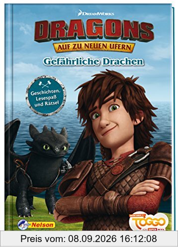 Dreamworks Dragons Auf zu neuen Ufern: Gefährliche Drachen: Geschichten, Lesespaß und Rätsel