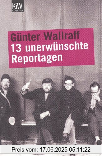Binding : Taschenbuch, Edition : 2, Label : KiWi-Paperback, Publisher : KiWi-Paperback, medium : Taschenbuch, numberOfPages : 256, publicationDate : 2002-01-01, authors : Günter Wallraff, languages : german, ISBN : 3462031740