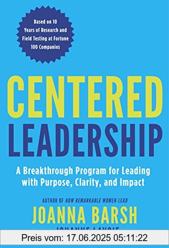 Binding : Gebundene Ausgabe, Label : Crown Business, Publisher : Crown Business, NumberOfItems : 1, PackageQuantity : 1, medium : Gebundene Ausgabe, numberOfPages : 336, publicationDate : 2014-03-18, releaseDate : 2014-03-18, authors : Joanna Barsh, Johanne Lavoie, ISBN : 0804138877