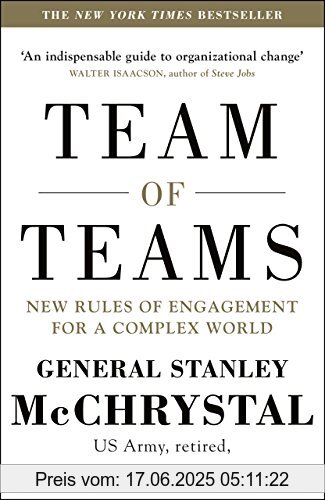Binding : Taschenbuch, Label : Portfolio Penguin, Publisher : Portfolio Penguin, NumberOfItems : 1, medium : Taschenbuch, numberOfPages : 304, publicationDate : 2015-11-26, authors : McChrystal, General Stanley, David Silverman, Tantum Collins, Chris Fussell, languages : english, ISBN : 0241250838