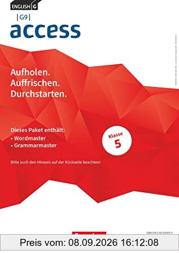 Access - G9 - Ausgabe 2019 - Band 1: 5. Schuljahr: Wordmaster und Grammarmaster - Im Paket