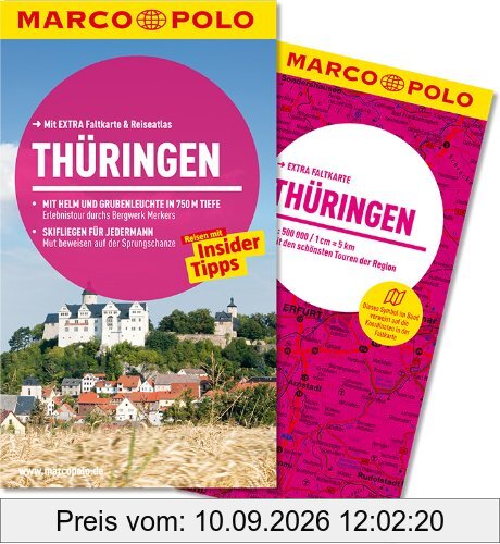 MARCO POLO Reiseführer Thüringen: Reisen mit Insider-Tipps. Mit EXTRA Faltkarte & Reiseatlas