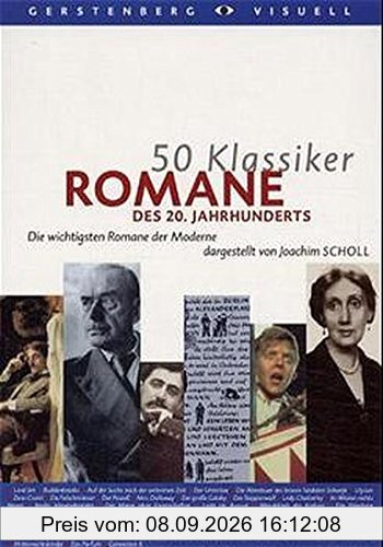 50 Klassiker, Romane des 20. Jahrhunderts (Gerstenbergs 50 Klassiker)