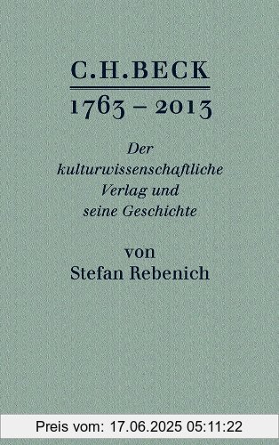 Binding : Gebundene Ausgabe, Edition : 1, Label : C.H.Beck, Publisher : C.H.Beck, medium : Gebundene Ausgabe, numberOfPages : 861, publicationDate : 2013-09-16, authors : Stefan Rebenich, languages : german, ISBN : 3406654002