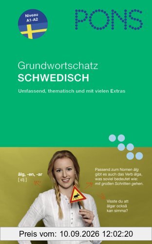PONS Grundwortschatz Schwedisch: Umfassend, thematisch und mit vielen Extras