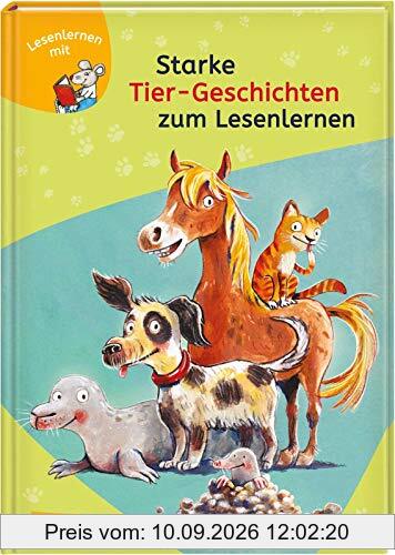 LESEMAUS zum Lesenlernen Sammelbände: Starke Tier-Geschichten zum Lesenlernen: Einfache Geschichten zum Selberlesen – Lesen üben und vertiefen