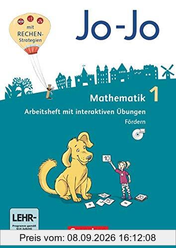 Jo-Jo Mathematik - Allgemeine Ausgabe 2018 - 1. Schuljahr: Arbeitsheft Fordern