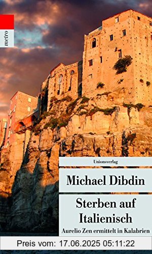 Binding : Taschenbuch, Edition : 1, Label : Unionsverlag, Publisher : Unionsverlag, medium : Taschenbuch, numberOfPages : 448, publicationDate : 2017-07-24, authors : Michael Dibdin, translators : Ellen Schlootz, languages : german, ISBN : 3293207790