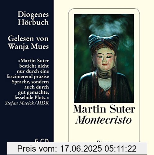 Binding : Audio CD, Edition : 1, Label : Diogenes, Publisher : Diogenes, Format : Audiobook, medium : Audio CD, publicationDate : 2015-02-25, runningTime : 451 minutes, authors : Martin Suter, languages : german, ISBN : 3257803621