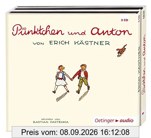 Pünktchen und Anton (3CD): Ungekürzte Lesung mit Musik, 225 Min.