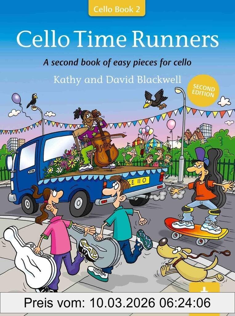 unbekannt Cello Time Runners, A Second Book Of Easy Pieces For Cello