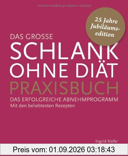 Das große Schlank-ohne-Diät-Praxisbuch: Das erfolgreiche Abnehmprogramm. Mit den beliebtesten Rezepten