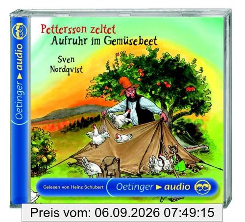 Pettersson zeltet / Aufruhr im Gemüsebeet. CD: Lesung