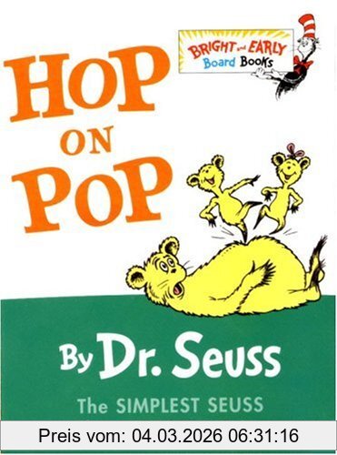 Dr. Seuss Hop On Pop (Bright & Early Board Books(Tm))