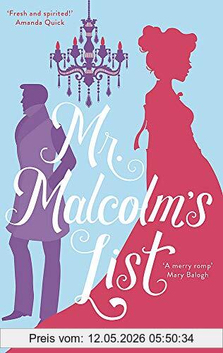 Suzanne Allain Mr Malcolm's List
