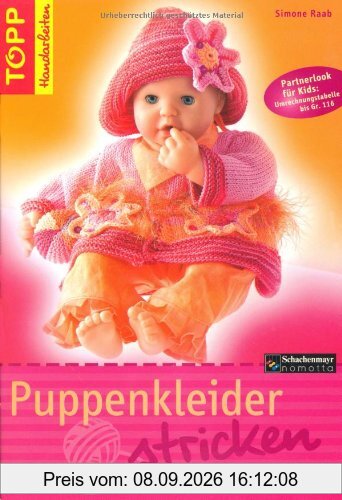 Puppenkleider stricken: Neue Mode mit fantastischen Garnen