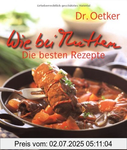 Die Buchhandlung in Oelde hat das Buch Wie bei Muttern - die besten Rezepte