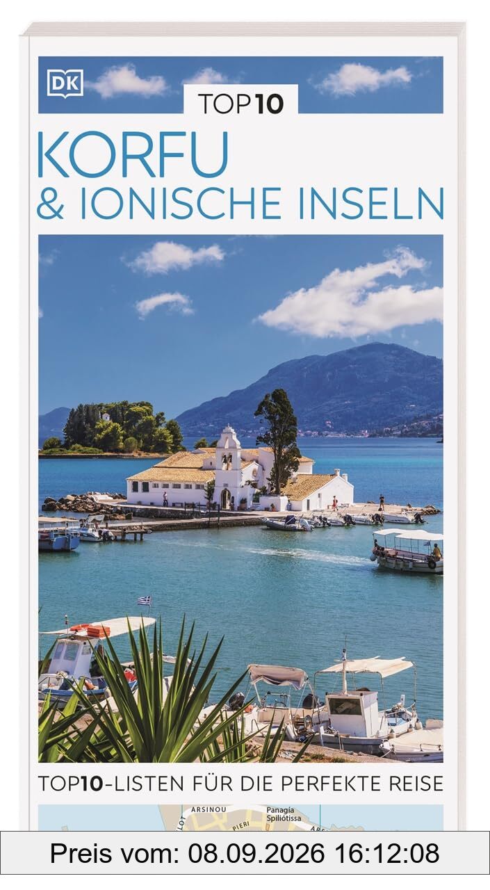 TOP10 Reiseführer Korfu & Ionische Inseln: TOP10-Listen zu Highlights, Themen und Regionen mit wetterfester Extra-Karte