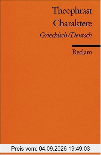 Charaktere: Griech. /Dt.