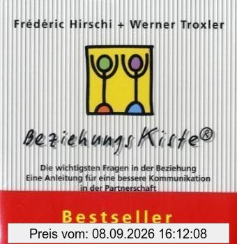 BeziehungsKiste. 32 Dialogkarten mit Begleitbuch: Die wichtigsten Fragen in der Beziehung. Eine Anleitung für eine bessere Kommunikation in der Partnerschaft